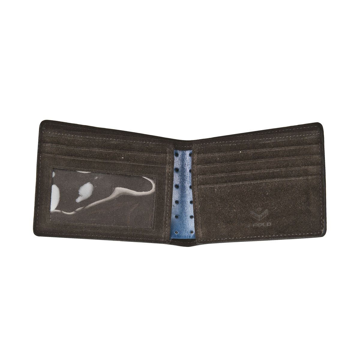 J.FOLD Loungemaster Leather Wallet  - Blue